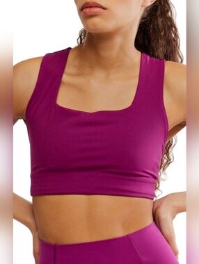 FP Movement Win Win Bra In Deep Mulberry, NWT